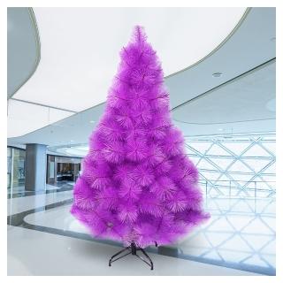 【聖誕樹】台灣製10尺-10呎300cm特級紫色松針葉聖誕樹裸樹-不含飾品-不含燈(.)