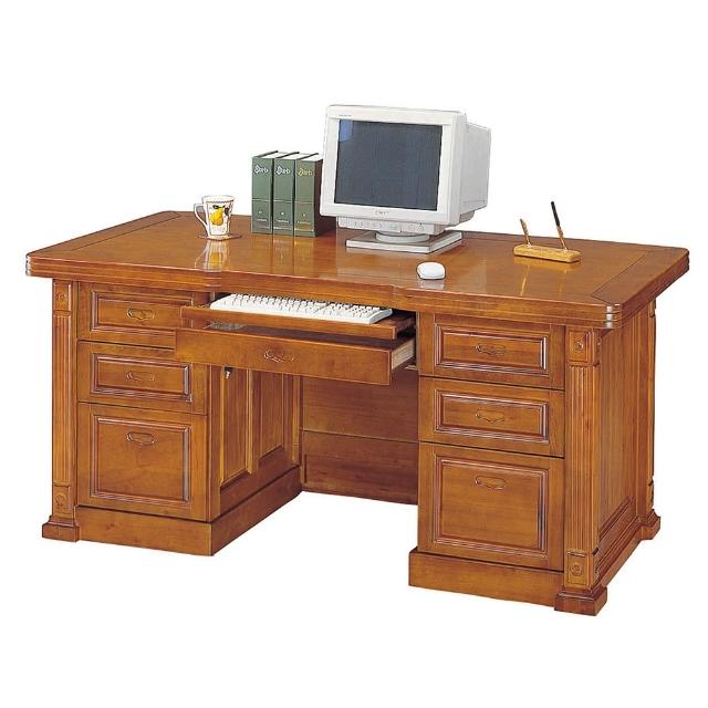 【Bernice】小葉樟木5尺電腦辦公桌