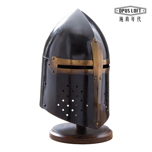 【OPUS LOFT純真年代】歐洲復古圓錐黑武士頭盔模型(IR-80672 含立架)