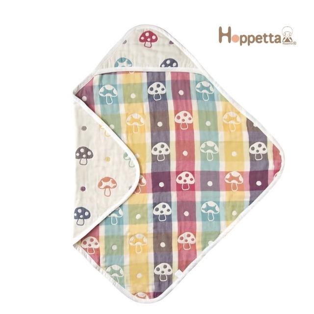 【Hoppetta】六層紗蘑菇包巾(方型)