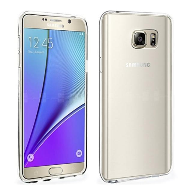 【三星 Samsung】Galaxy Note 5 輕薄透明 TPU 高質感軟式手機殼-保護套(柔韌耐磨 防刮減震 全方位包覆)