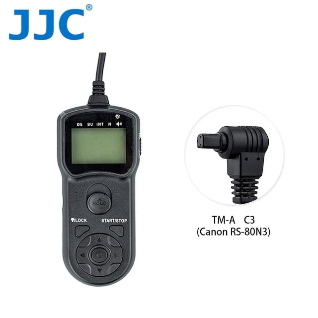 【JJC】TM-A 液晶定時快門線 C3(相容Canon RS-80N3)