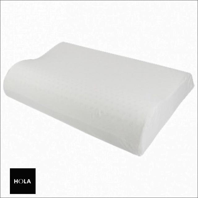 HOLA home 馬來西亞天然乳膠枕曲線型 H12 CM