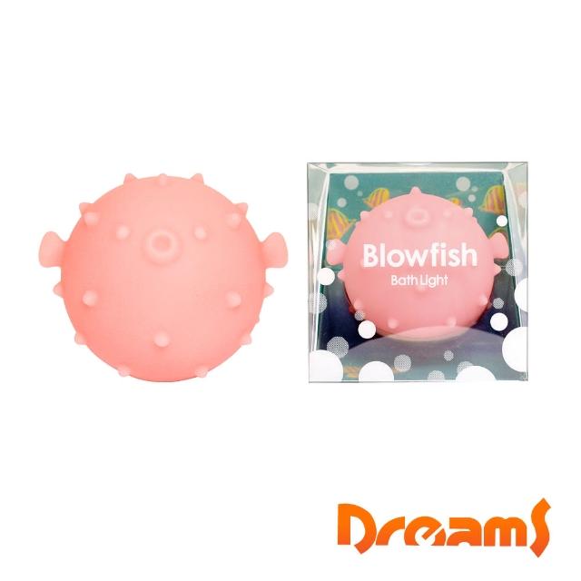 【Dreams】元氣河豚LED泡澡氣氛燈 櫻花粉