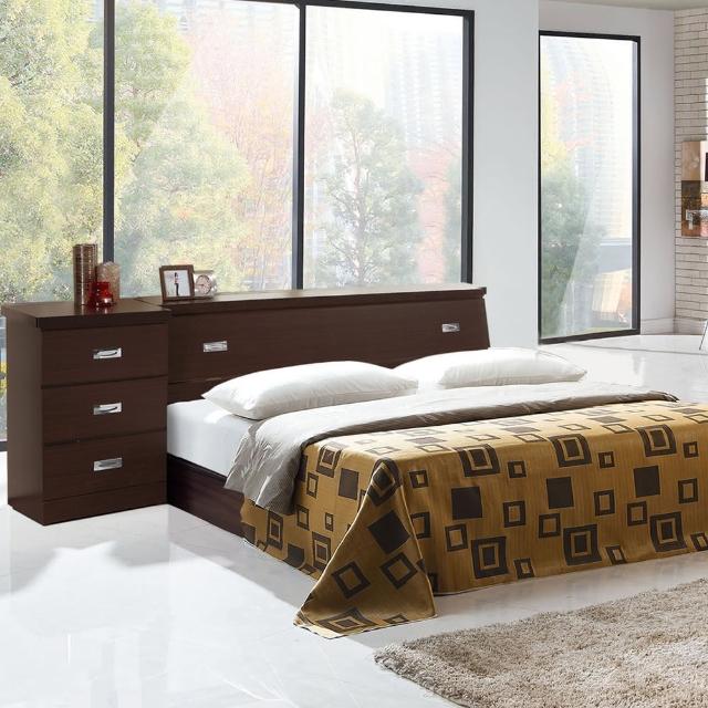 【樂和居】雅典四件式3.5尺單人房間組2色可選(床頭+床底+床墊+床頭櫃)