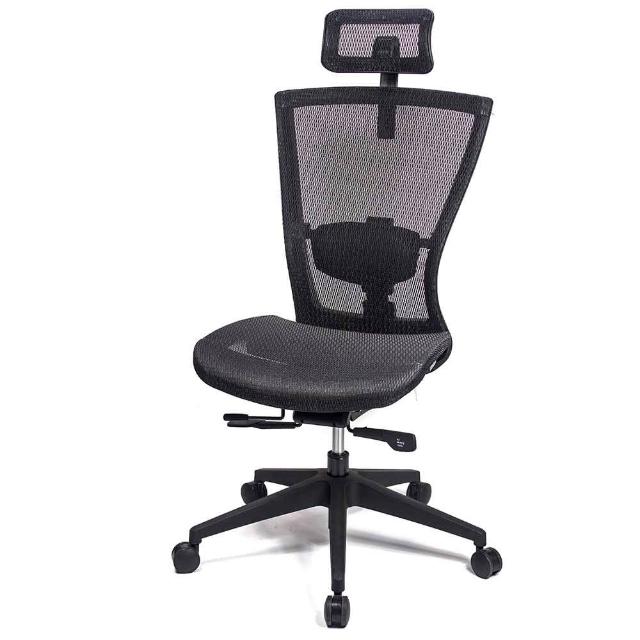 【aaronation 愛倫國度】頂級高韌性高背頭枕全網電腦椅(AM-813)