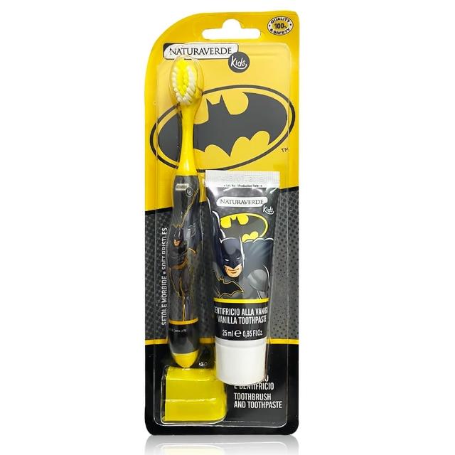 【義大利原裝進口】Batman口腔保健組(牙刷-1、牙膏25ml-1)