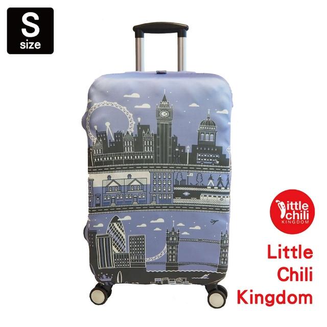 【LittleChili】行李箱套534(英國倫敦藍S)