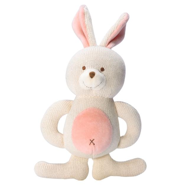 【美國miYim】有機棉固齒娃娃禮盒(兔兔)