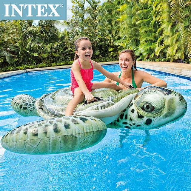 【INTEX】大海龜戲水浮排-水上坐騎191-170cm適用3歲+(57555)