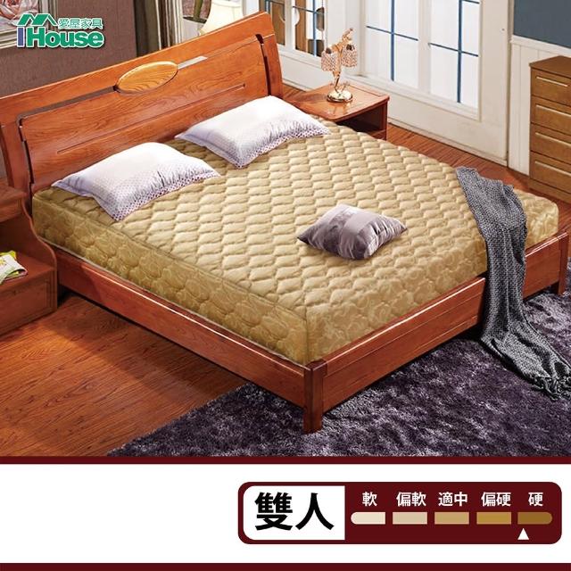 【IHouse】薩科拉 硬式高碳鋼連結式彈簧床墊(雙人5x6.2尺)