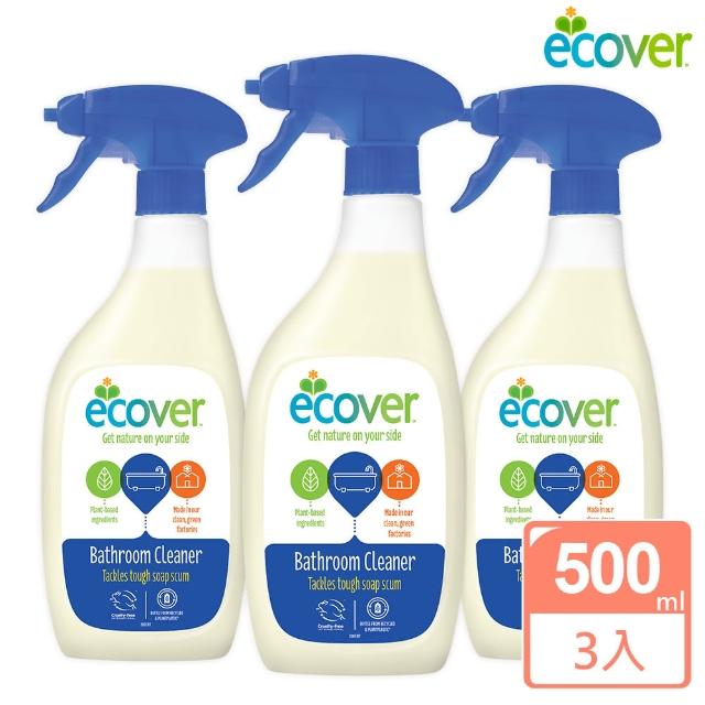 【ECOVER宜珂】浴廁泡沫天然清潔劑(500ml)x 3入
