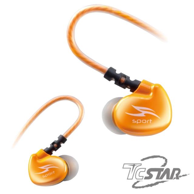 【T.C.STAR】運動防水後掛式藍牙耳麥-橘色(TCE8000OG)