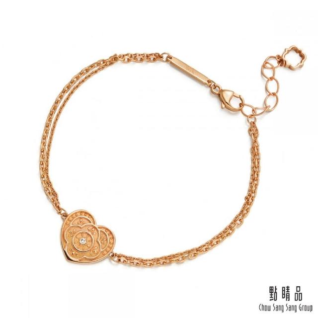 【Emphasis 點睛品】V&A博物館系列 18K玫瑰金鑽石手鍊