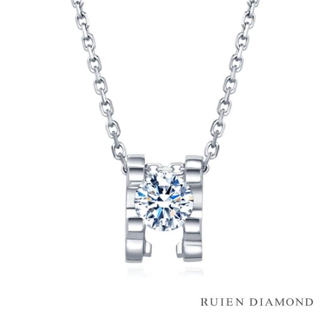 【RUIEN DIAMOND 瑞恩鑽石】GIA30分D VVS2 3EX(18K白金 鑽石項鍊 愛語)