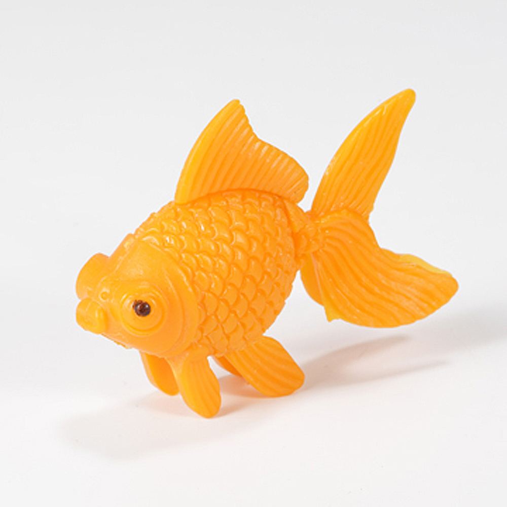 Cindy水族 活潑假魚 金魚 橘 Momo購物網