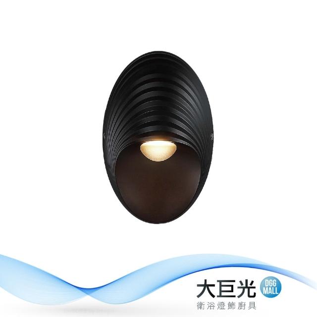【大巨光】簡約風-附LED 6W單燈壁燈-小(ME-4713)
