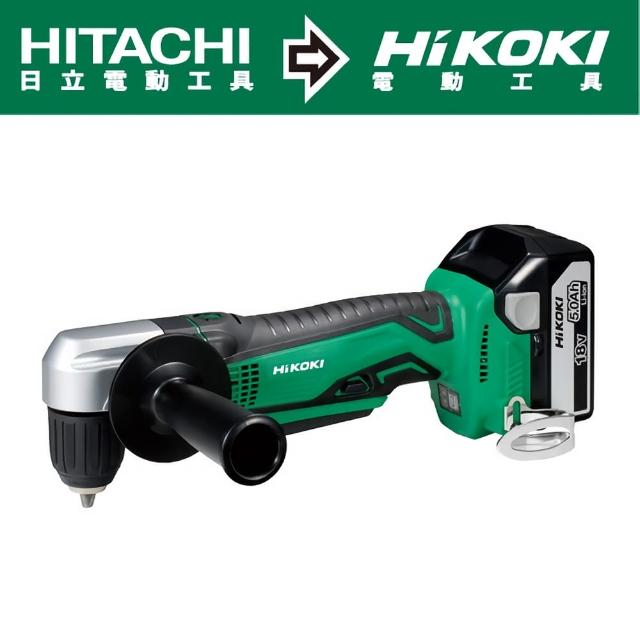 【HIKOKI】18V充電式90度彎頭電鑽-雙電5.0AH(DN18DSL)
