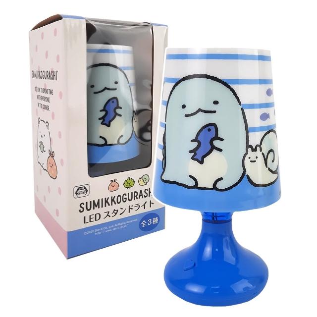 【FANS】角落生物 角落小夥伴 LED 小桌燈 小夜燈 A款(藍色蜥蜴)