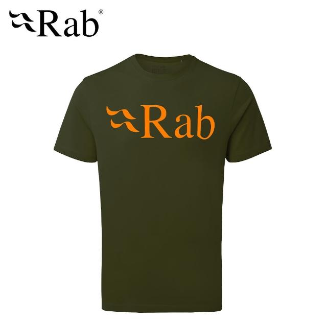 RAB【RAB】Stance Logo Tee 透氣短袖有機棉T恤 男款 軍綠 #QCB08