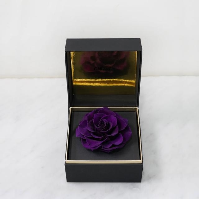 【CNFlower 西恩】母親節限定 唯一 單朵黑金恆星禮盒-皇家紫(送禮/買花/恆星花/花禮)