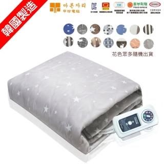 【韓國製造】甲珍雙人恆溫高級電熱毯KR-3800J(2+1年保固 顏色隨機出貨)