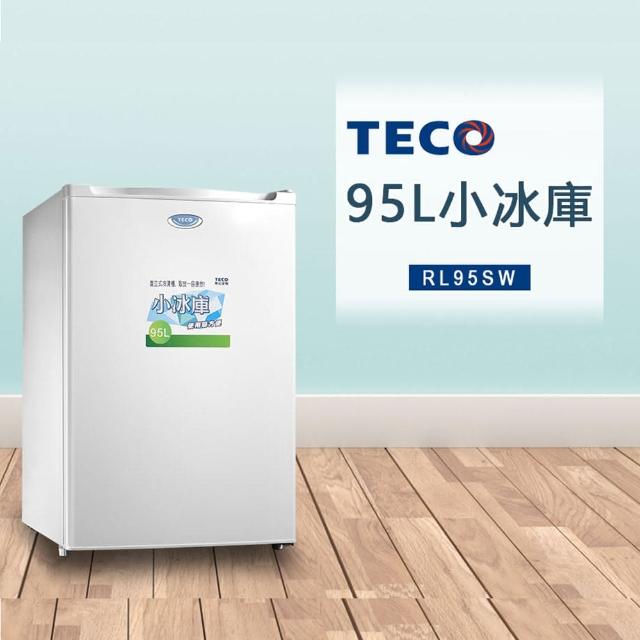 【TECO 東元】95公升單門直立式冷凍櫃(RL95SW)
