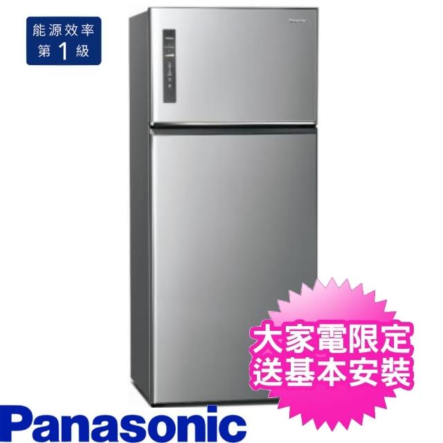 【Panasonic 國際牌】579L雙門變頻電冰箱晶漾銀(NR-B581TV-S)