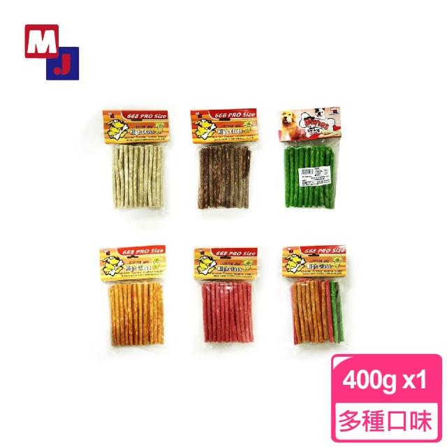 【MJ CLEVER DOG】聰明狗 零食碎棒 400G x1入(寵物零食 手工餅乾 點心 狗零食)