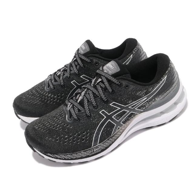 【asics 亞瑟士】慢跑鞋 Gel-Kayano 28 D 寬楦 女鞋 亞瑟士 高支撐 穩定 回彈 亞瑟膠 黑 白(1012B046003)