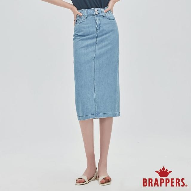【BRAPPERS】女款 新美尻系列-全棉七分裙(淺藍)