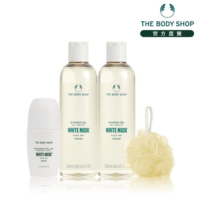 【★618限定★THE BODY SHOP】白麝香女神肌養成組(白麝香身體潤膚乳-250ML*2+束口筒袋)