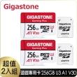 【Gigastone 立達】Gaming Plus microSDXC UHS-Ⅰ U3 256GB遊戲專用記憶卡2入組(256G A1V30支援Switch)