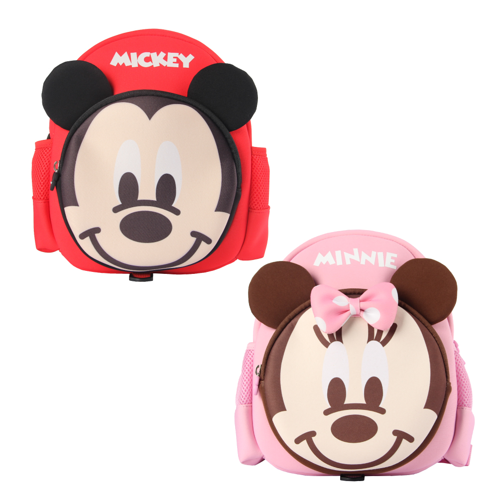 【Disney 迪士尼】冰雪奇緣夢幻3D浮雕護脊減負兒童書包(平輸品)