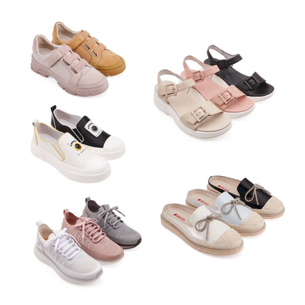 【A.S.O 阿瘦集團】女款質感時尚休閒鞋/運動涼鞋/平底鞋/穆勒鞋(多款任選)