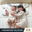 【Milo&Gabby】3D超透氣網狀寬版大枕心+大枕套組_涼感純棉款(多款可選)