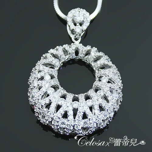 【Celosa名品】約定晶鑽墜鍊