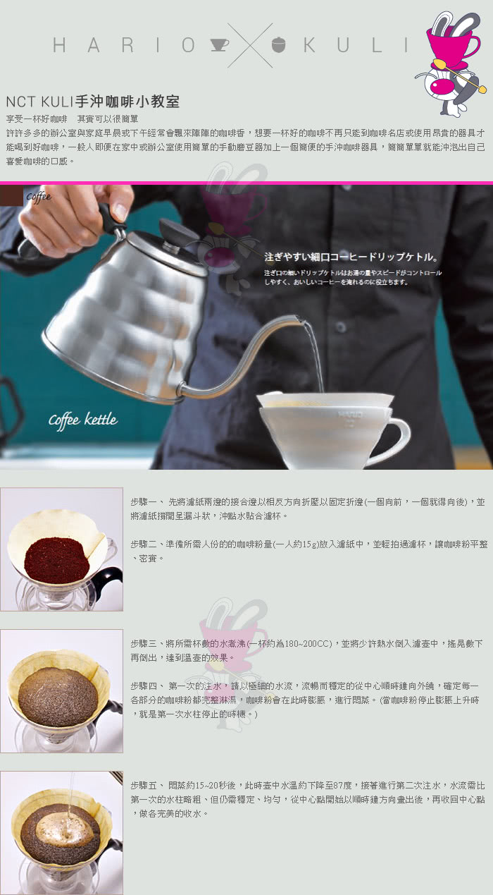 【HARIO】V60白色02磁石濾杯(VDC-02W)