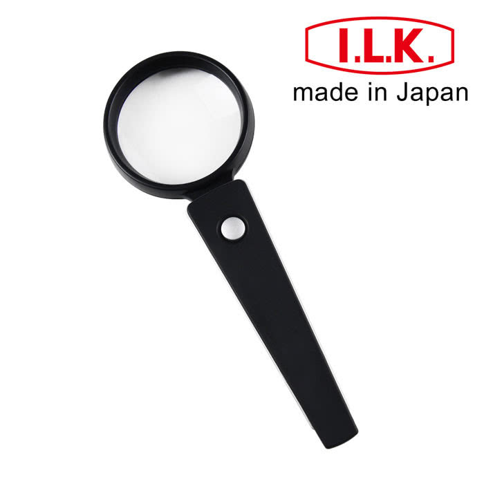 【日本 I.L.K.】3x/65mm 日本製手持型LED照明放大鏡(LE65)