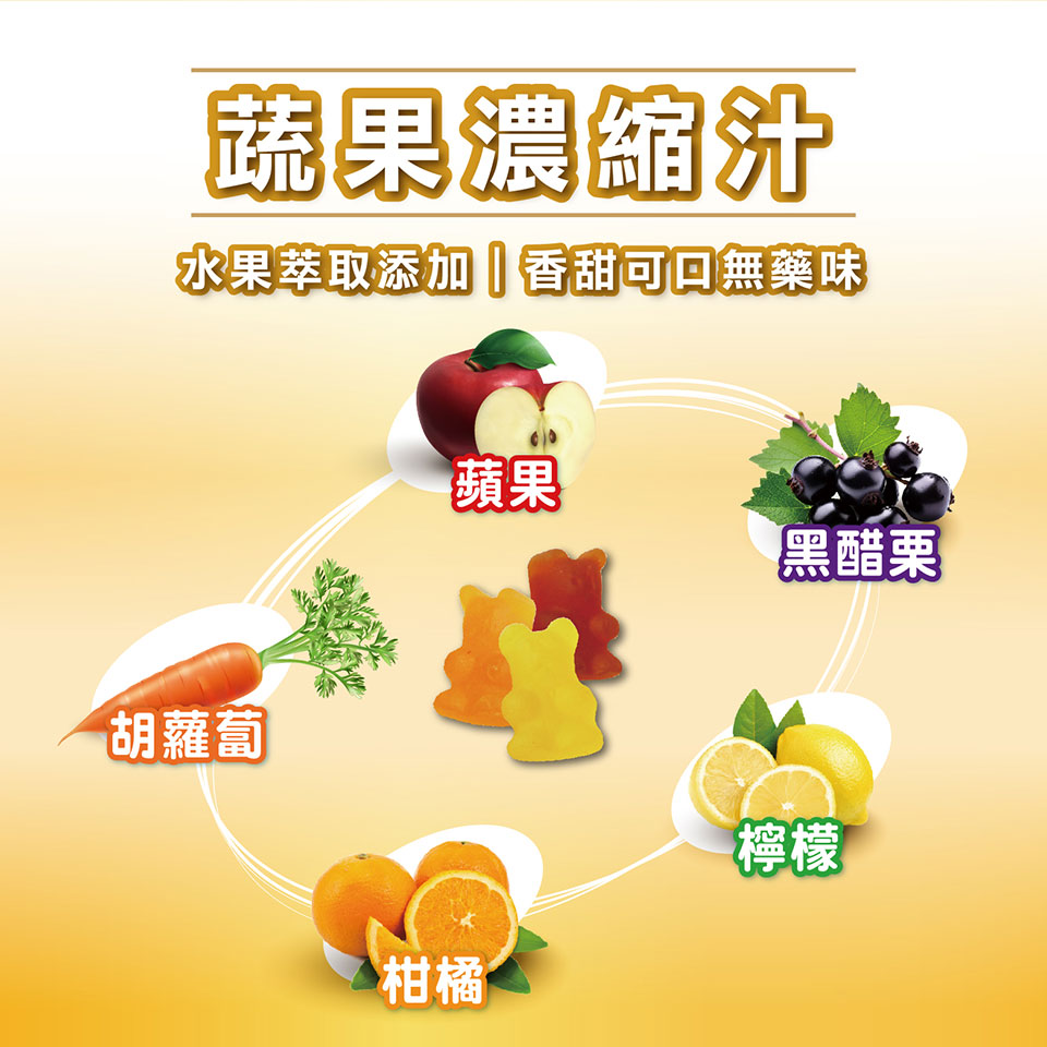 水果萃取添加香甜可口無藥味