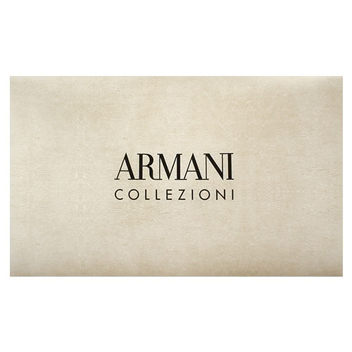 【ARMANI COLLEZIONI】虛線字母大LOGO流蘇披肩圍巾(灰色)