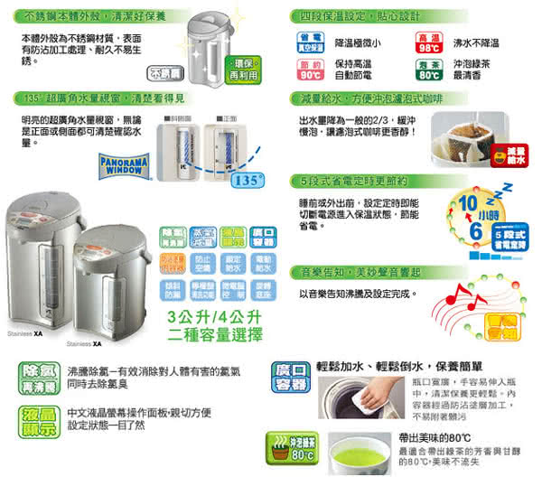 【象印】4公升SuperVE超級真空保溫熱水瓶(CV-DSF40)