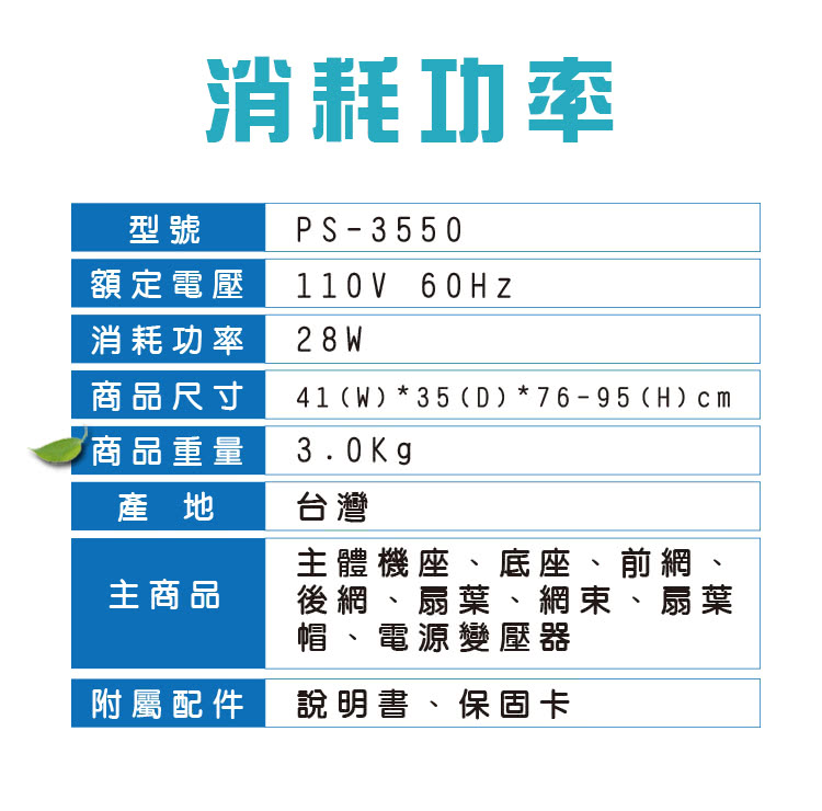 【柏森牌】DC直流微電腦14吋全功能遙控立扇 PS-3550(↘ MOMO 獨家販售 ↗)