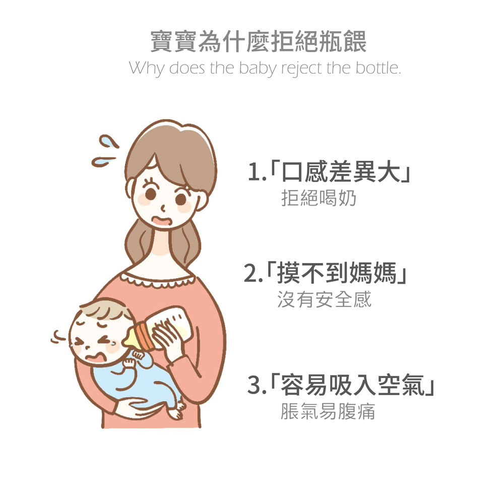 寶寶為什麼拒絕瓶餵