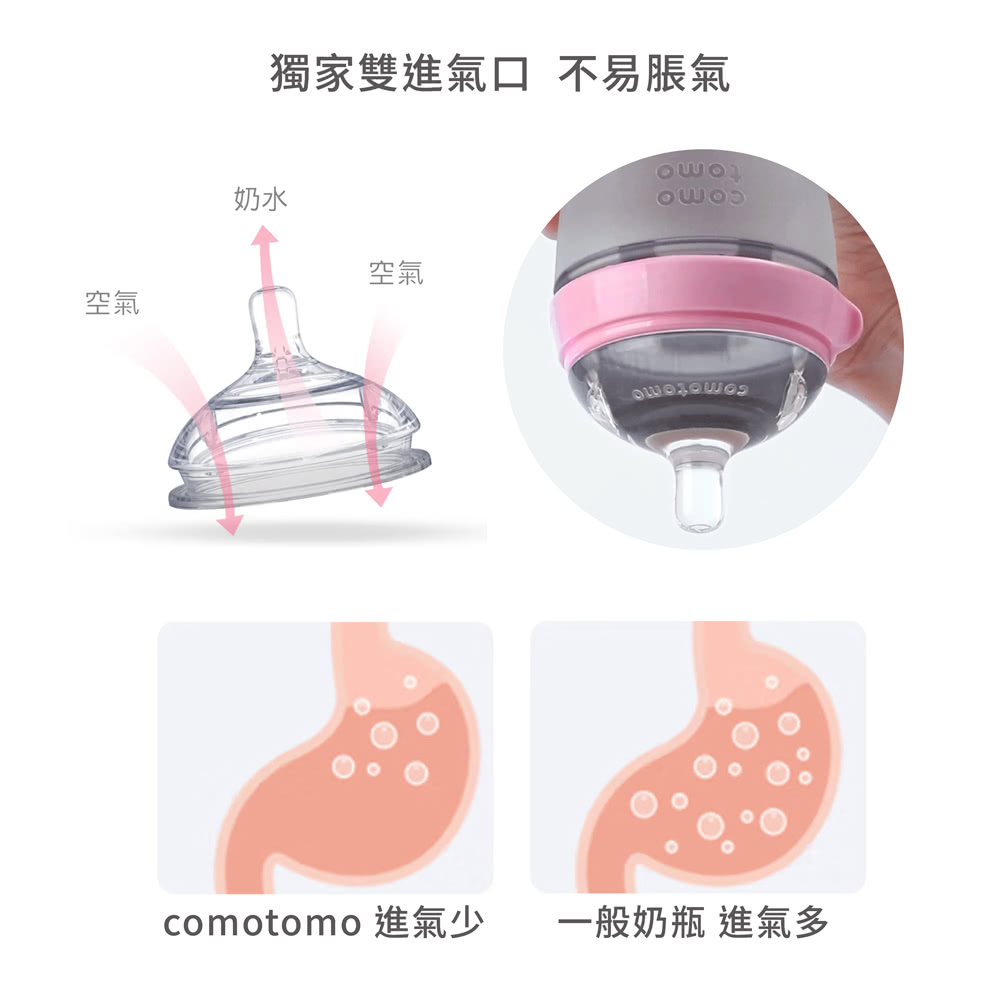 comotomo 進氣少