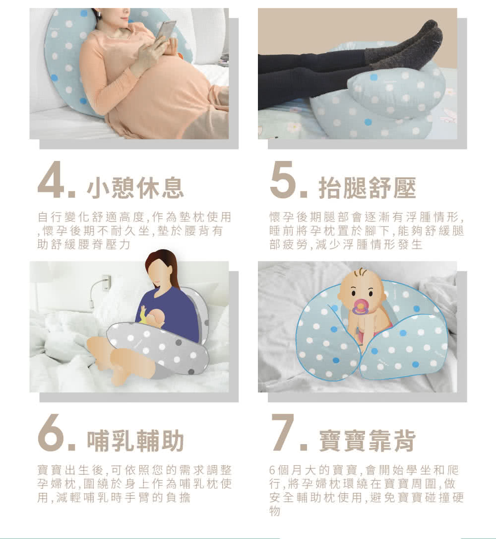 自行變化舒適高度,作為墊枕使用