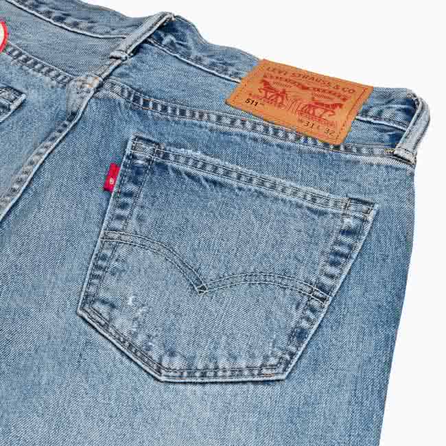 【Levis】511 低腰窄管牛仔褲 / 無彈性 / 重磅