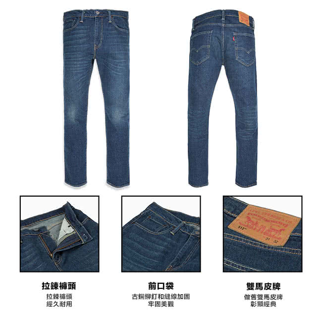 【Levis】512 修身窄管丹寧褲 / Taper褲型