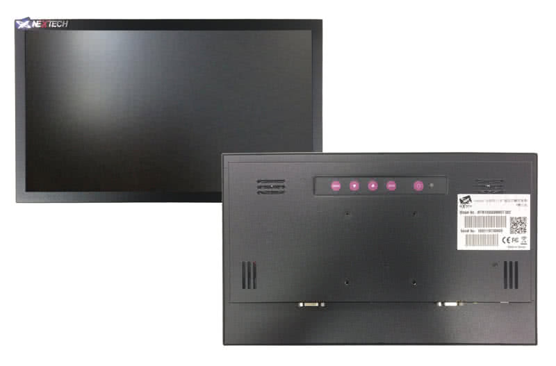【Nextech】M系列 15.6吋-室外型 電阻式觸控螢幕-前防水-高亮度1000 nits(防水 高亮)