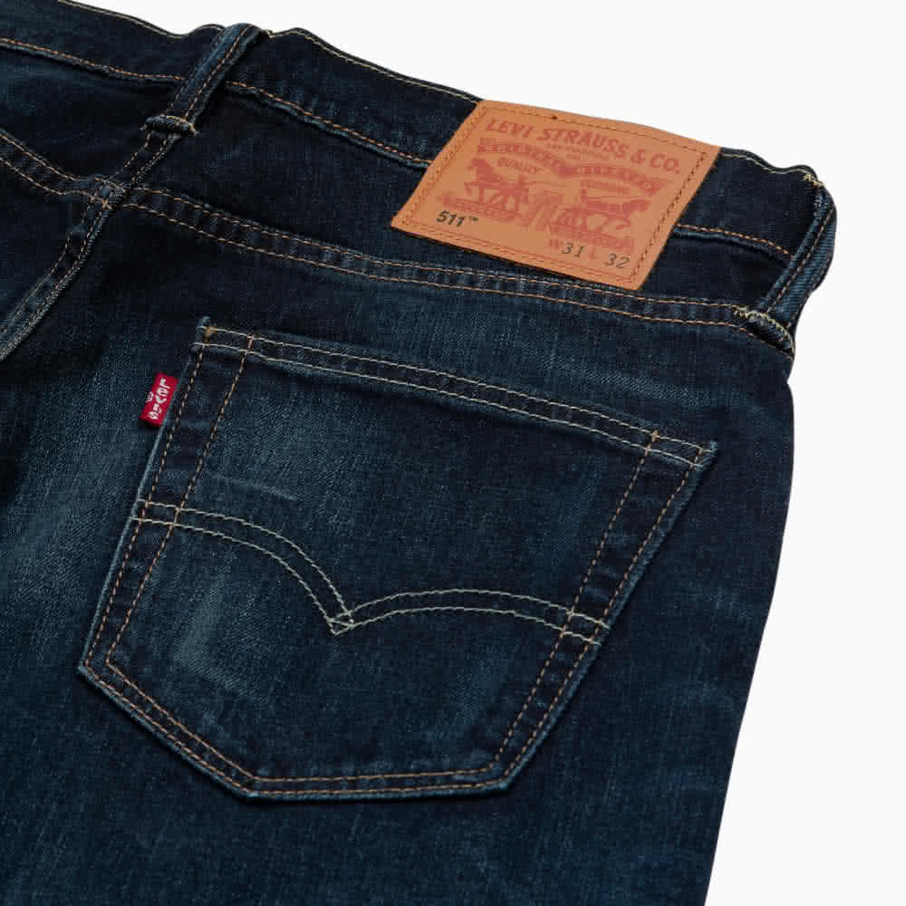 【Levis】511 修身窄管丹寧牛仔褲 / 赤耳 / 1%彈性纖維